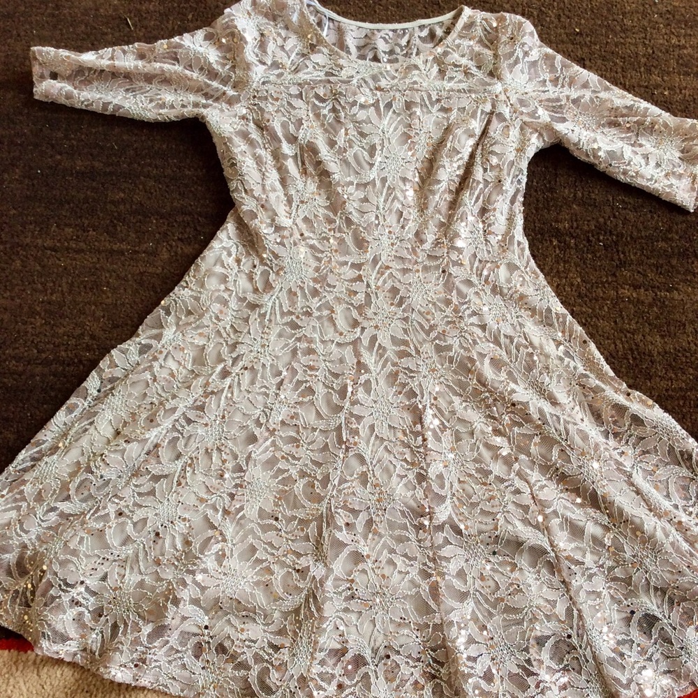 Sequined cocktail dress